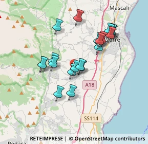 Mappa Via della Regione Siciliana, 95010 Santa Venerina CT, Italia (3.557)