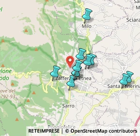 Mappa Via Matteo Maglia, 95019 Zafferana Etnea CT, Italia (1.61273)