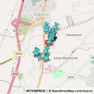 Mappa Strada Statale 114 Orientale Sicula - Contrada Rovettazzo, 95014 Giarre CT, Italia (0.25385)