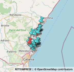 Mappa Strada Statale 114 Orientale Sicula - Contrada Rovettazzo, 95014 Giarre CT, Italia (8.2095)