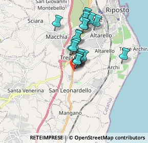 Mappa Strada Statale 114 Orientale Sicula - Contrada Rovettazzo, 95014 Giarre CT, Italia (1.5655)