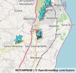 Mappa Strada Statale 114 Orientale Sicula - Contrada Rovettazzo, 95014 Giarre CT, Italia (2.15)