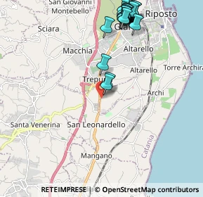 Mappa Strada Statale 114 Orientale Sicula - Contrada Rovettazzo, 95014 Giarre CT, Italia (2.8125)