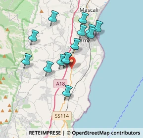 Mappa Via Giuseppe Vitale, 95014 Giarre CT, Italia (3.67929)