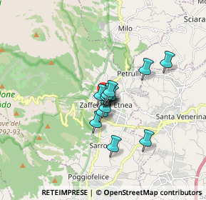 Mappa Via della Montagna, 95019 Zafferana Etnea CT, Italia (1.15846)