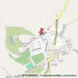 Mappa Piazza Regina Margherita, 21, 90020 Alimena, Palermo (Sicilia)
