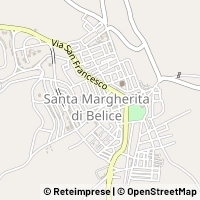 Map Santa Margherita di Belice