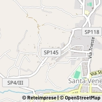 Mapa Santa Venerina