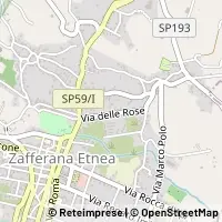 Kort Zafferana Etnea