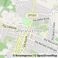 Mapa Zafferana Etnea