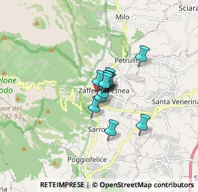 Mappa Via Ronsisvalle, 95019 Zafferana Etnea CT, Italia (0.84667)