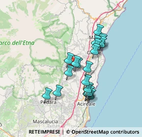 Mappa Via S. Michele, 95010 Santa Venerina CT, Italia (6.7105)