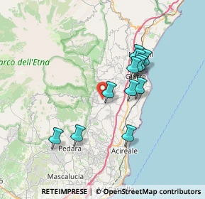 Mappa Via San Michele, 95010 Zafferana etnea CT, Italia (6.9975)