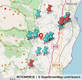 Mappa Via S. Michele, 95010 Santa Venerina CT, Italia (3.8345)