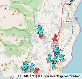 Mappa Via S. Michele, 95010 Santa Venerina CT, Italia (5.76438)