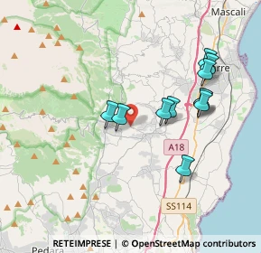 Mappa Via San Michele, 95010 Zafferana etnea CT, Italia (3.89909)