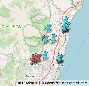 Mappa Piazzale della Regione Siciliana, 95019 Zafferana Etnea CT, Italia (7.966)