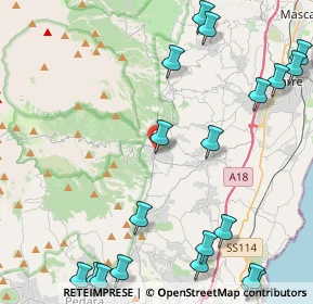 Mappa Piazzale della Regione Siciliana, 95019 Zafferana Etnea CT, Italia (7.0025)