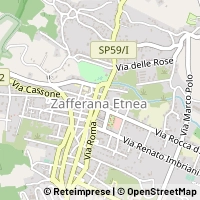 Mapa Zafferana Etnea