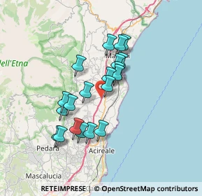 Mappa Via Luminaria, 95014 Santa Venerina CT, Italia (6.4555)