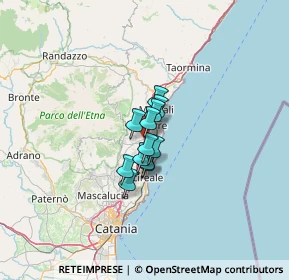 Mappa Via Luminaria, 95014 Santa Venerina CT, Italia (6.98833)