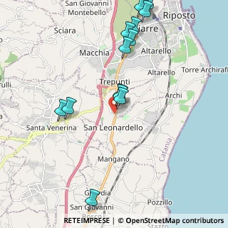 Mappa Via V. Pagano 3 Zona Artigianale, 95018 Riposto CT, Italia (2.57538)