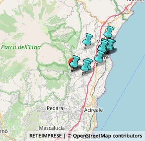 Mappa Via Libertà, 95019 Zafferana Etnea CT, Italia (5.91438)