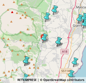 Mappa Via Libertà, 95019 Zafferana Etnea CT, Italia (6.628)