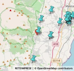 Mappa Via Libertà, 95019 Zafferana Etnea CT, Italia (6.513)