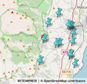 Mappa Via Libertà, 95019 Zafferana Etnea CT, Italia (4.93933)