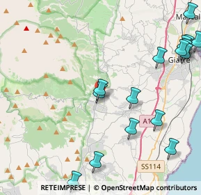 Mappa Via Cancelliere, 95019 Zafferana Etnea CT, Italia (6.25)