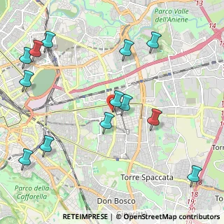 Mappa Via Tor Dè Schiavi, 00171 Roma RM, Italia (2.72538)