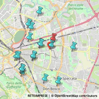 Mappa Via Tor Dè Schiavi, 00171 Roma RM, Italia (2.38)
