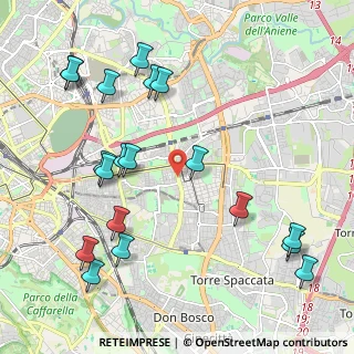 Mappa Via Tor Dè Schiavi, 00171 Roma RM, Italia (2.62263)