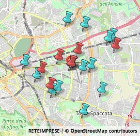 Mappa Via Tor Dè Schiavi, 00171 Roma RM, Italia (1.7345)