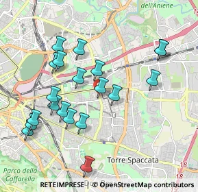 Mappa Via Tor Dè Schiavi, 00171 Roma RM, Italia (2.1065)