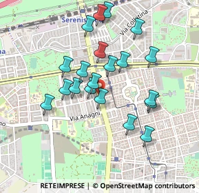 Mappa Via Tor Dè Schiavi, 00171 Roma RM, Italia (0.44)