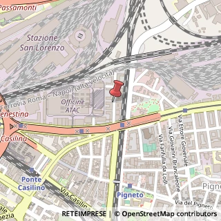 Mappa Via Raimondo Montecuccoli, 13, 00176 Roma, Roma (Lazio)