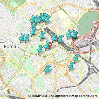 Mappa Via Petrarca, 00185 Roma RM, Italia (1.008)