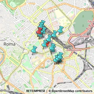 Mappa Via Petrarca, 00185 Roma RM, Italia (0.6715)