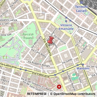Mappa Via Merulana, 76, 00185 Roma, Roma (Lazio)