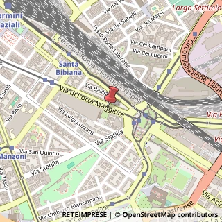 Mappa Via di Porta Maggiore, 34, 00185 Roma, Roma (Lazio)