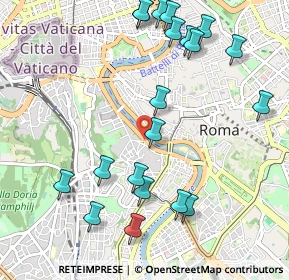 Mappa Piazza Trilussa, 00165 Roma RM, Italia (1.2655)