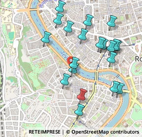 Mappa Piazza Trilussa, 00165 Roma RM, Italia (0.5405)