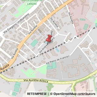 Mappa Via Andrea Ferrara, 45, 00165 Roma, Roma (Lazio)