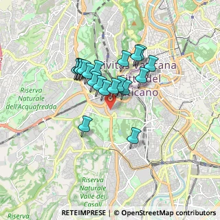 Mappa Via Pio IV, 00165 Roma RM, Italia (1.4295)
