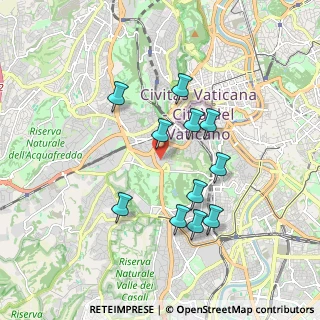 Mappa Via Pio IV, 00165 Roma RM, Italia (1.73091)