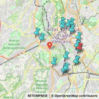 Mappa Via Pio IV, 00165 Roma RM, Italia (2.3225)