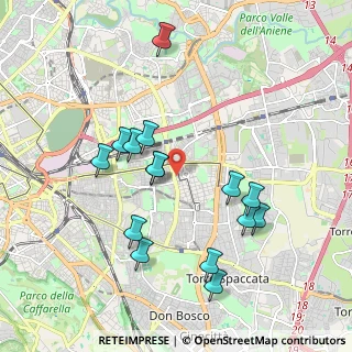 Mappa Via Oreste Mattirolo, 00171 Roma RM, Italia (2.012)