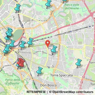 Mappa Via Oreste Mattirolo, 00171 Roma RM, Italia (3.44444)